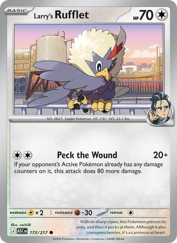 Larry's Rufflet (Ascended Heroes #173/217)