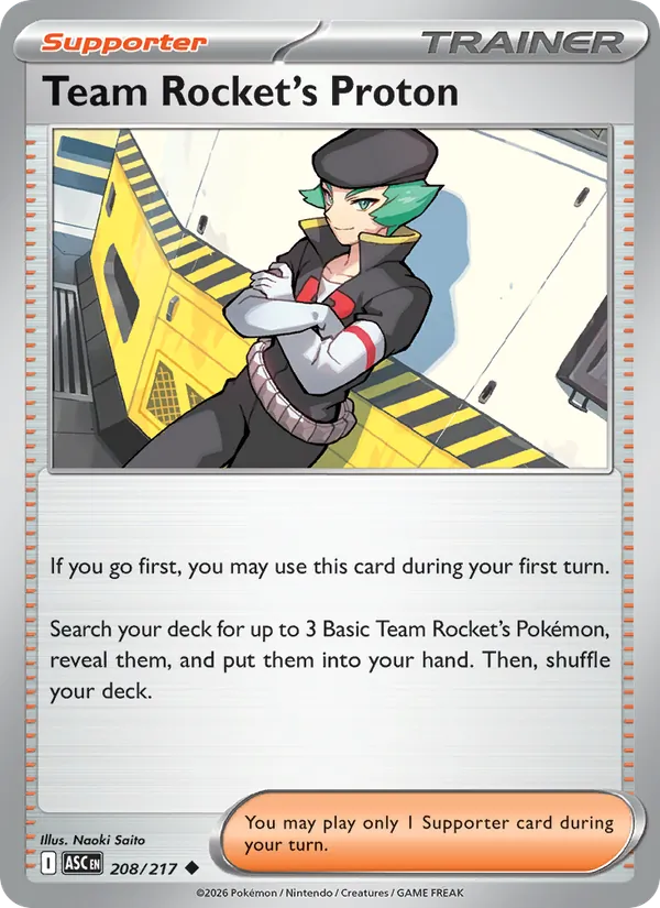 Team Rocket's Proton (Ascended Heroes #208/217)