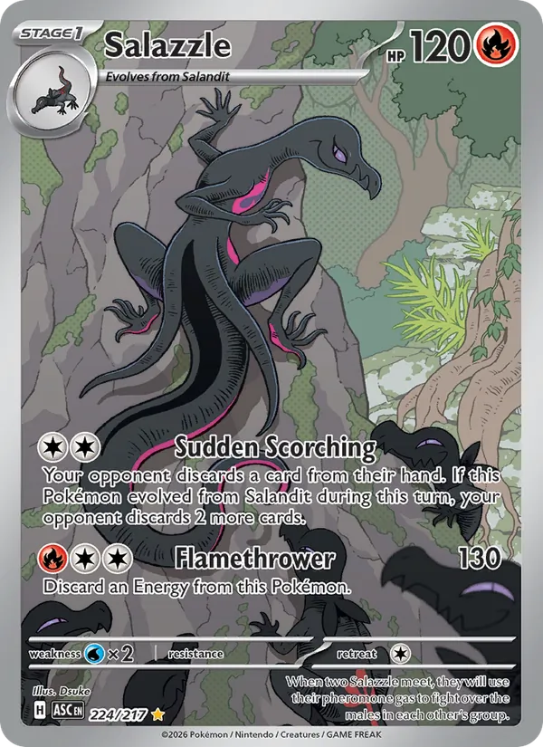 Salazzle (Ascended Heroes #224/217)
