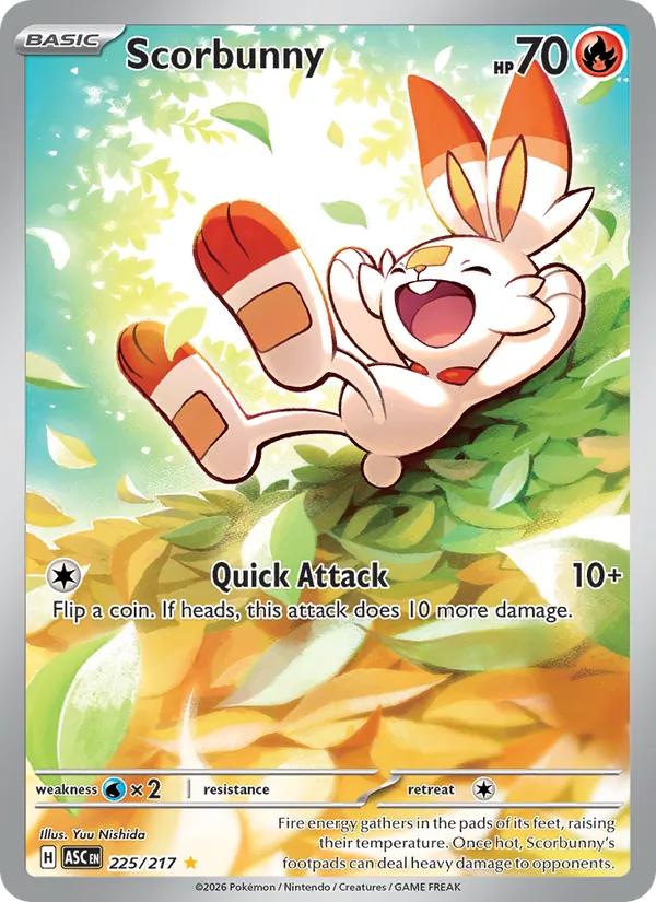 Scorbunny (Ascended Heroes #225/217)
