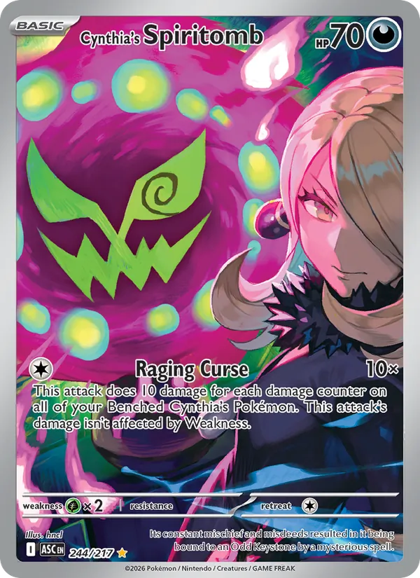 Cynthia's Spiritomb (Ascended Heroes #244/217)