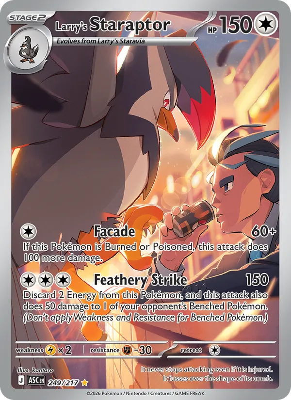 Larry's Staraptor (Ascended Heroes #249/217)