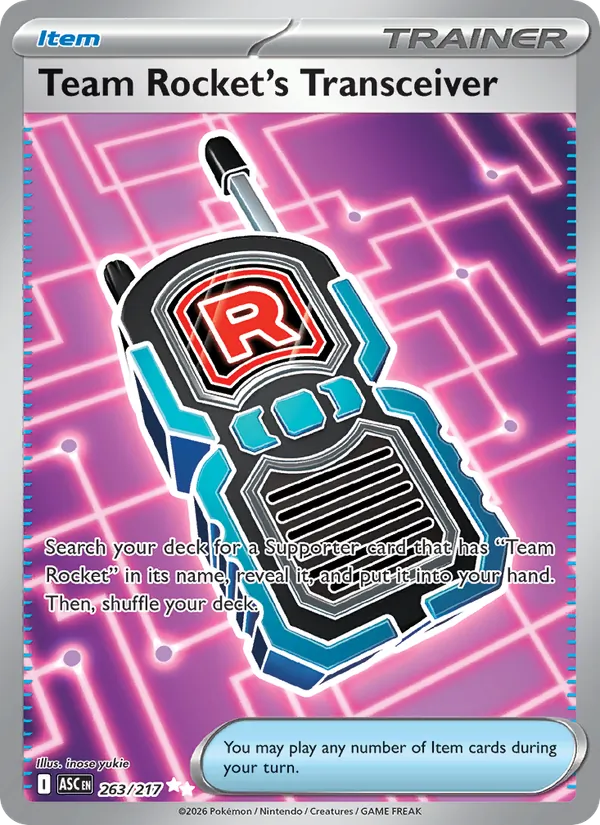 Team Rocket's Transceiver (Ascended Heroes #263/217)