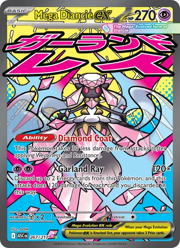 Mega Diancie ex (Ascended Heroes #267/217)
