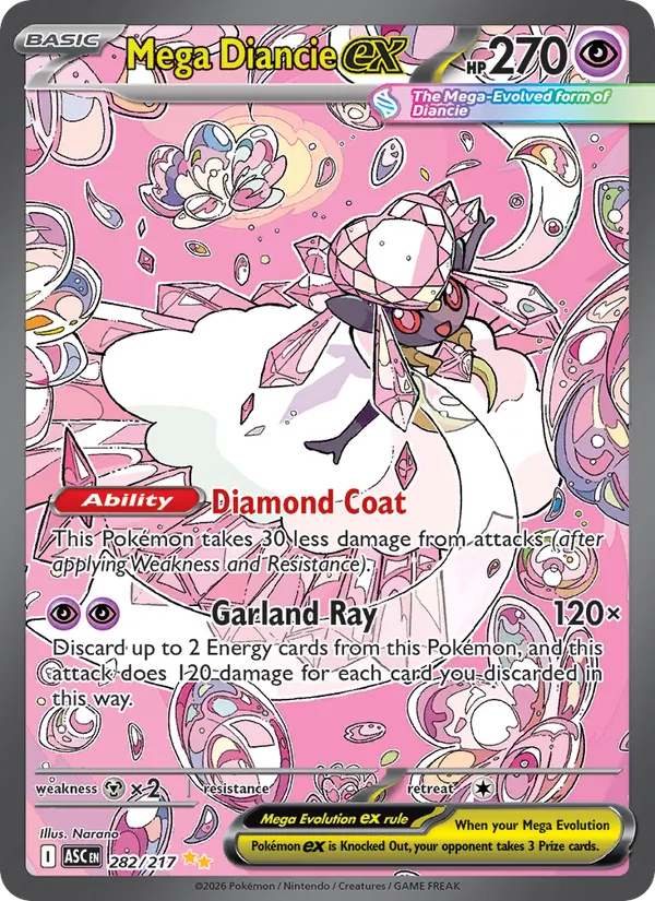 Mega Diancie ex (Ascended Heroes #282/217)