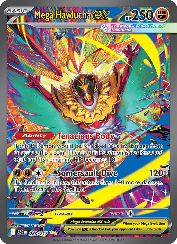 Mega Hawlucha ex (Ascended Heroes #283/217)