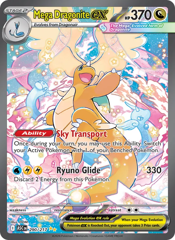 Mega Dragonite ex (Ascended Heroes #290/217)