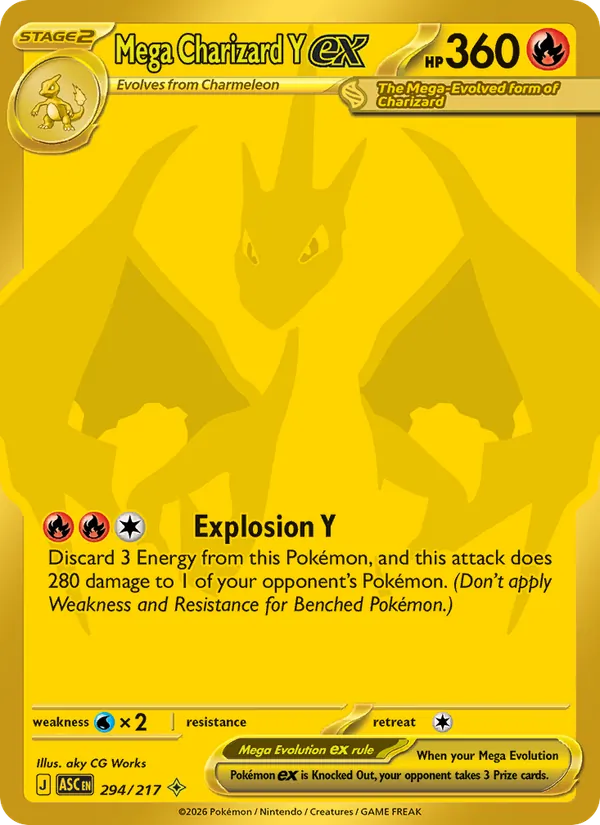 Mega Charizard Y ex (Ascended Heroes #294/217)
