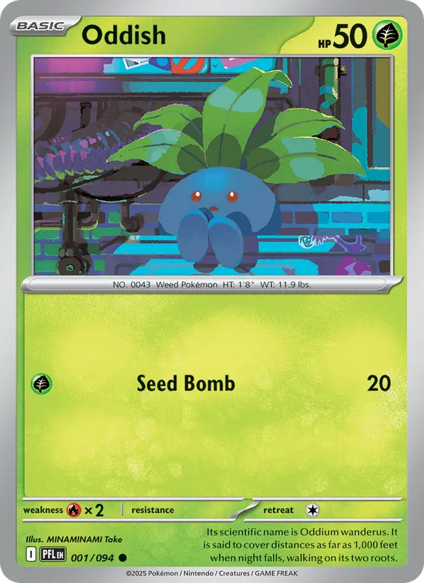 Oddish (Phantasmal Flames #001/94)