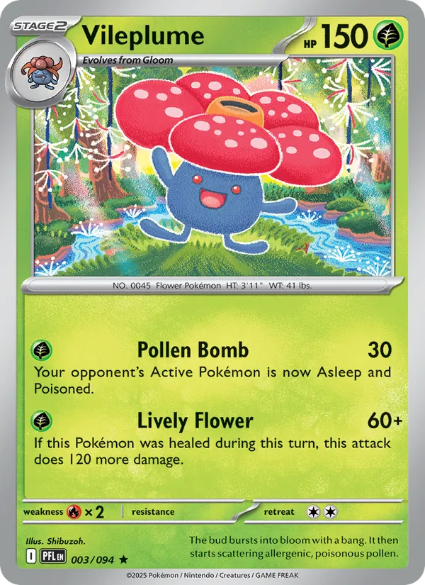Vileplume (Phantasmal Flames #003/94)