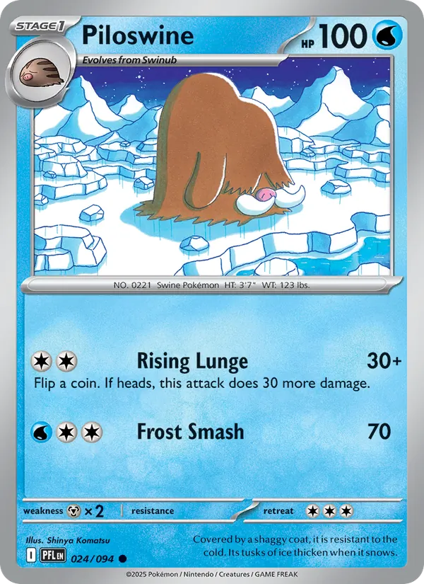 Piloswine (Phantasmal Flames #024/94)