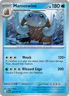 Mamoswine (Phantasmal Flames #025/94)