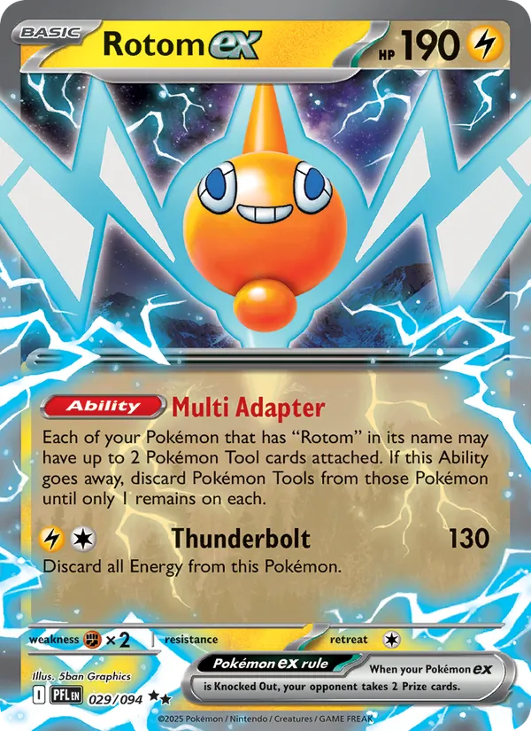 Rotom ex (Phantasmal Flames #029/94)