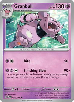 Granbull (Phantasmal Flames #038/94)