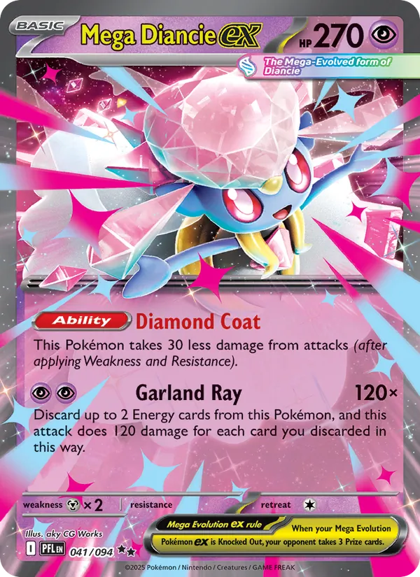 Mega Diancie ex (Phantasmal Flames #041/94)