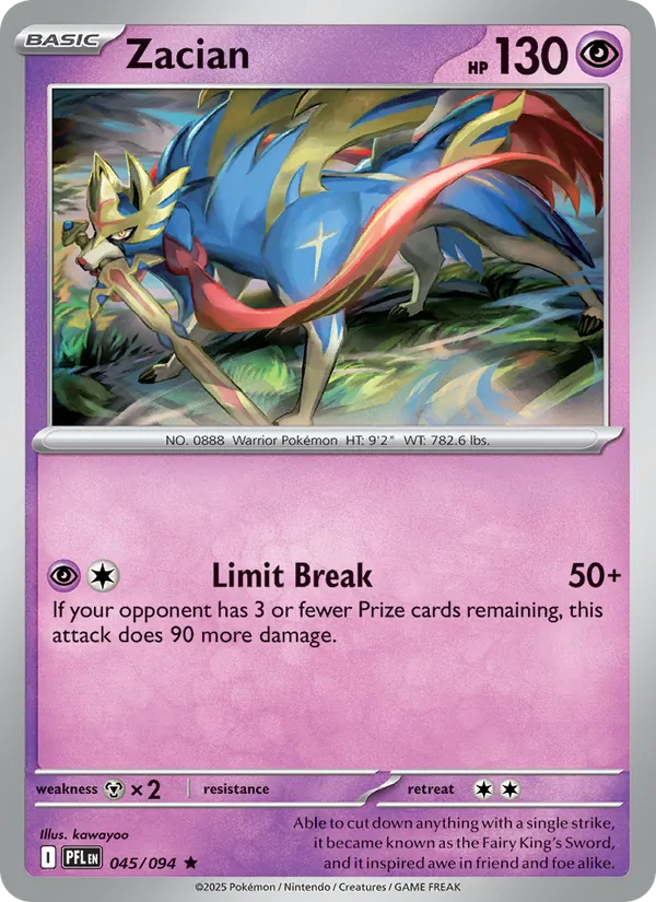Zacian (Phantasmal Flames #045/94)