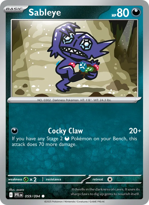 Sableye (Phantasmal Flames #059/94)
