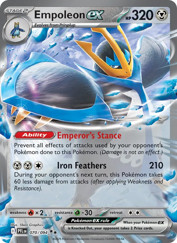 Empoleon ex (Phantasmal Flames #070/94)