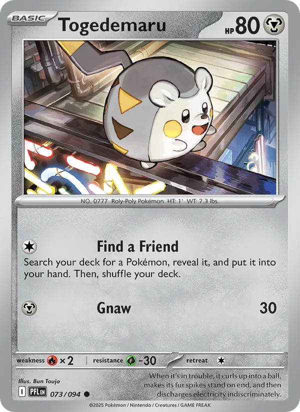 Togedemaru (Phantasmal Flames #073/94)