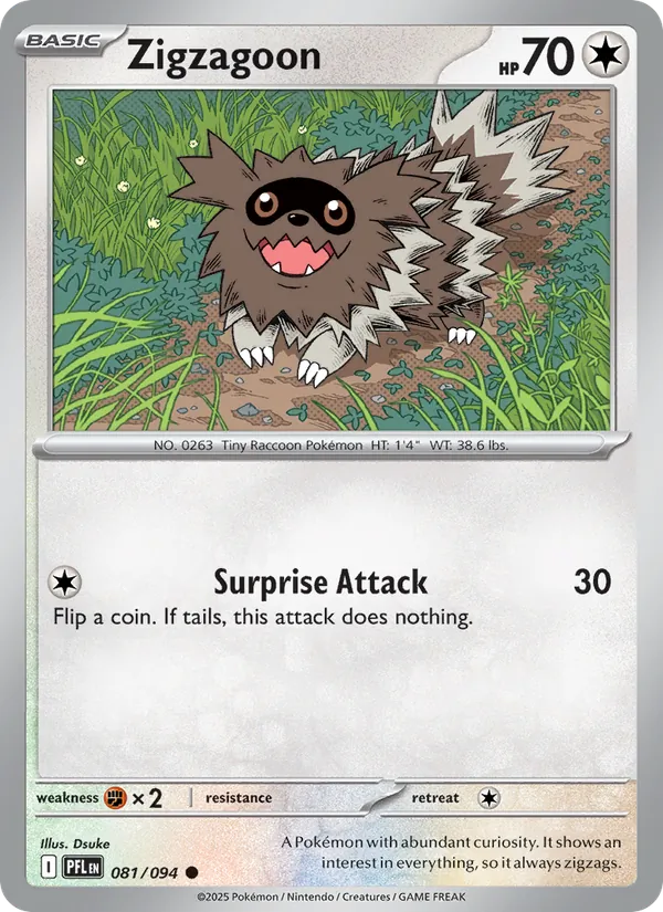 Zigzagoon (Phantasmal Flames #081/94)