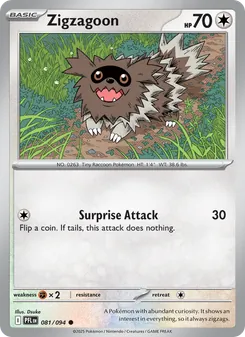 Zigzagoon (Phantasmal Flames #081/94)