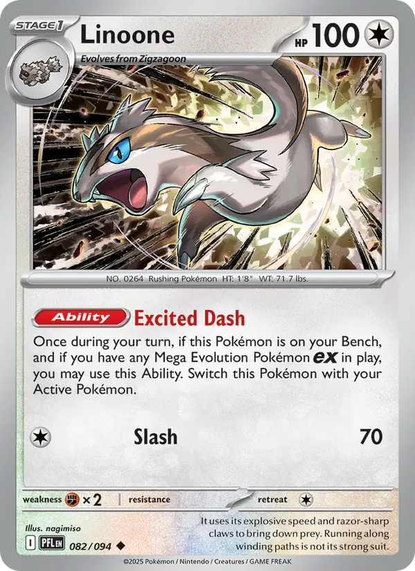 Linoone (Phantasmal Flames #082/94)