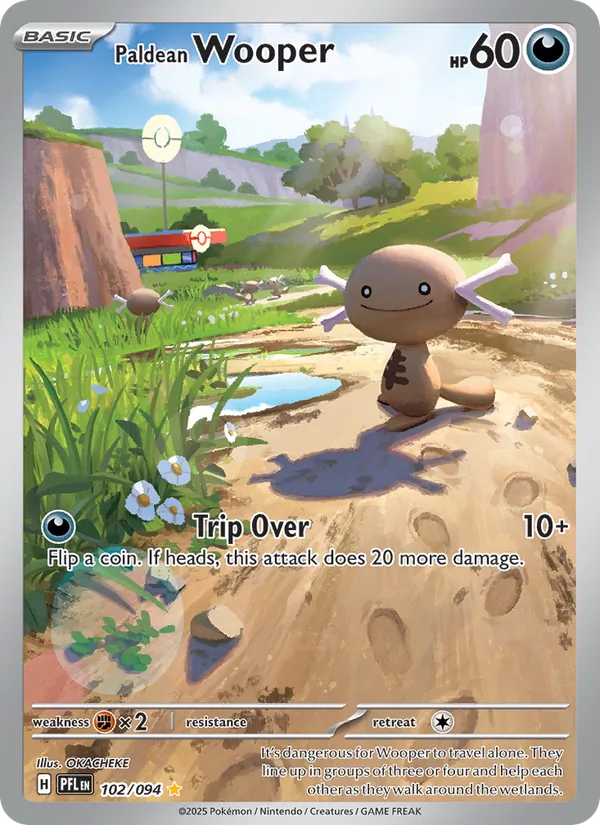 Paldean Wooper (Phantasmal Flames #102/94)