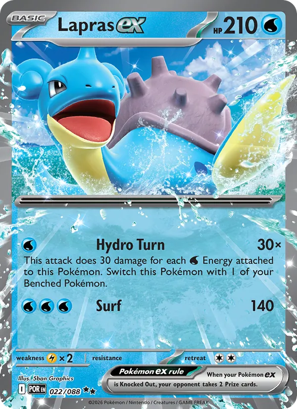 Lapras ex (Perfect Order #022/88)