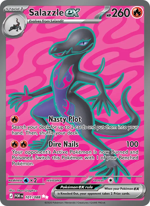 Salazzle ex (Perfect Order #101/88)