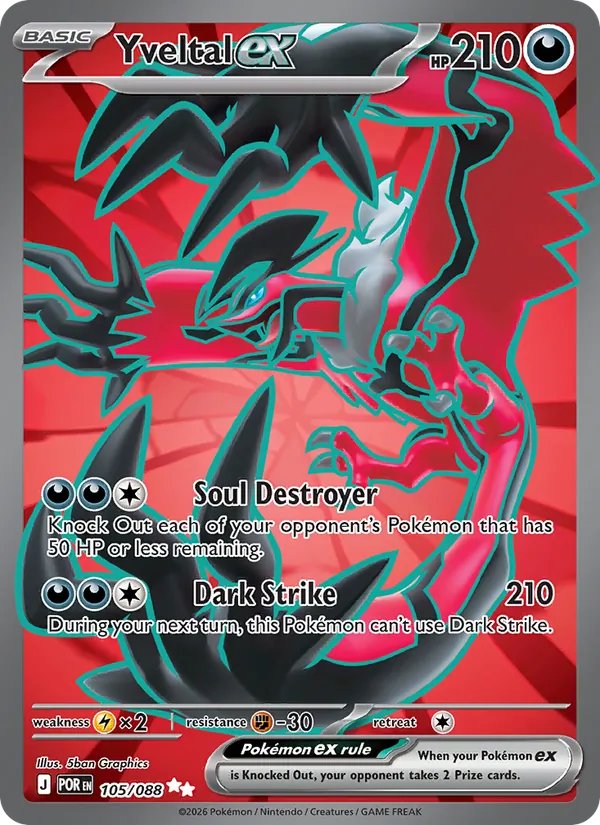 Yveltal ex (Perfect Order #105/88)