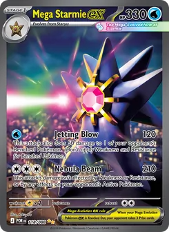 Mega Starmie ex (Perfect Order #118/88)