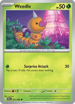 Weedle (Chaos Rising #001/86)