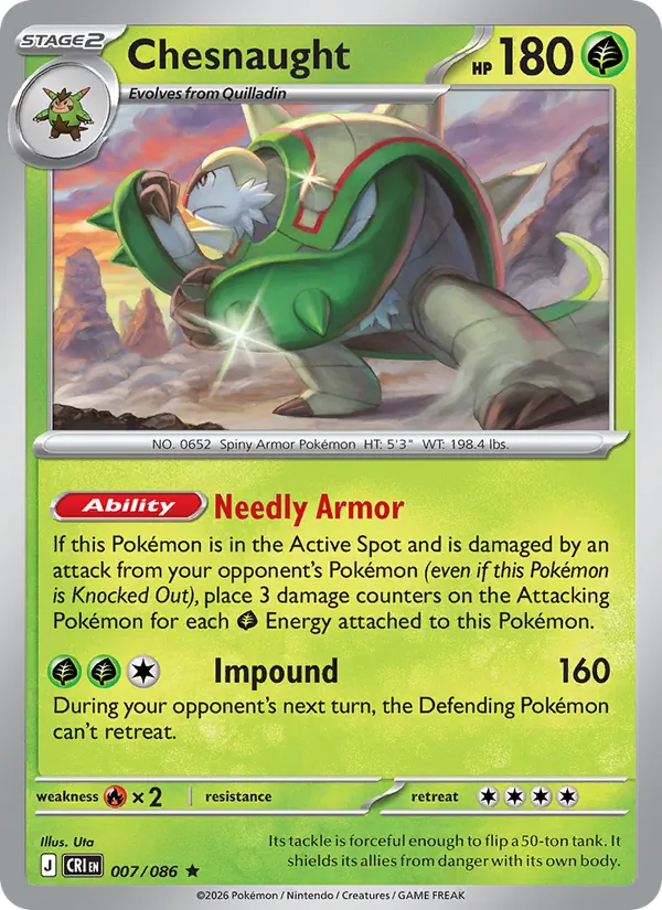 Chesnaught (Chaos Rising #007/86)