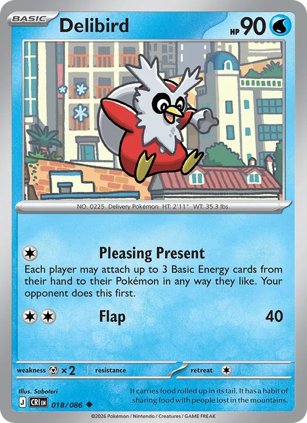Delibird (Chaos Rising #018/86)