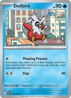 Delibird (Chaos Rising #018/86)