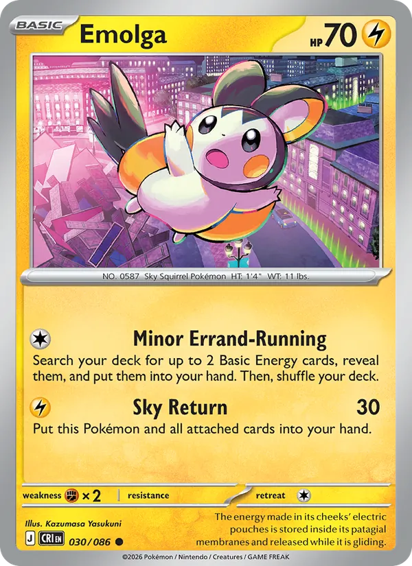 Emolga (Chaos Rising #030/86)