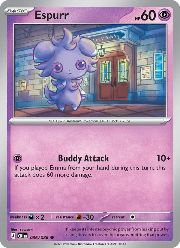 Espurr (Chaos Rising #036/86)