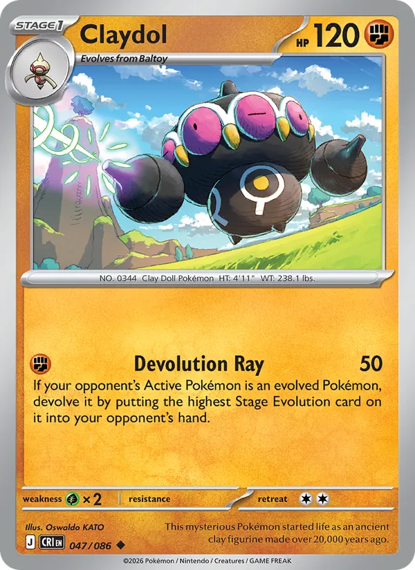 Claydol (Chaos Rising #047/86)
