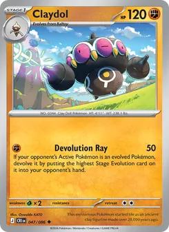 Claydol (Chaos Rising #047/86)