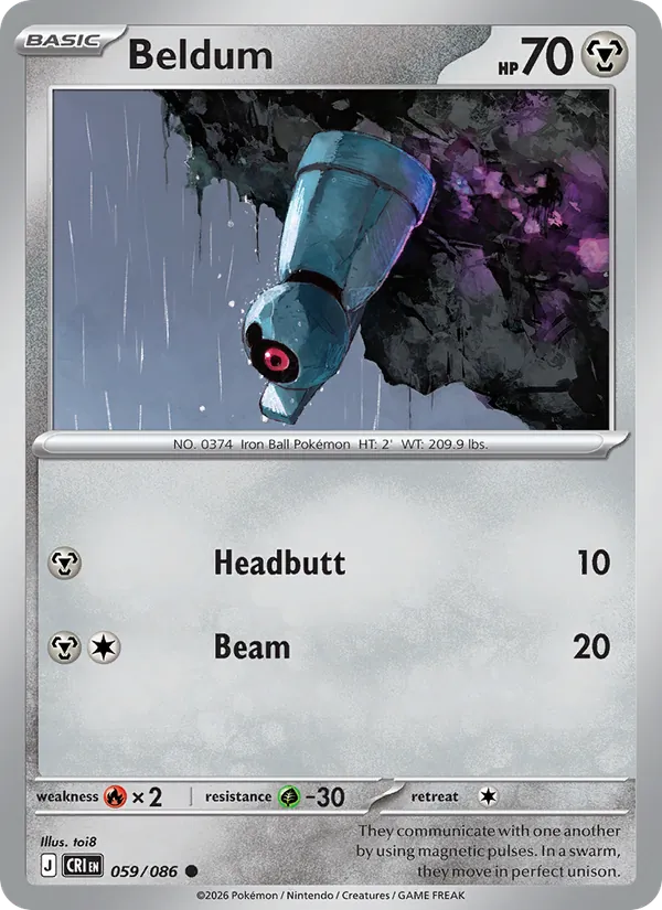 Beldum (Chaos Rising #059/86)