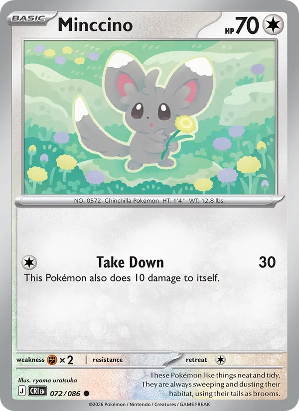 Minccino (Chaos Rising #072/86)