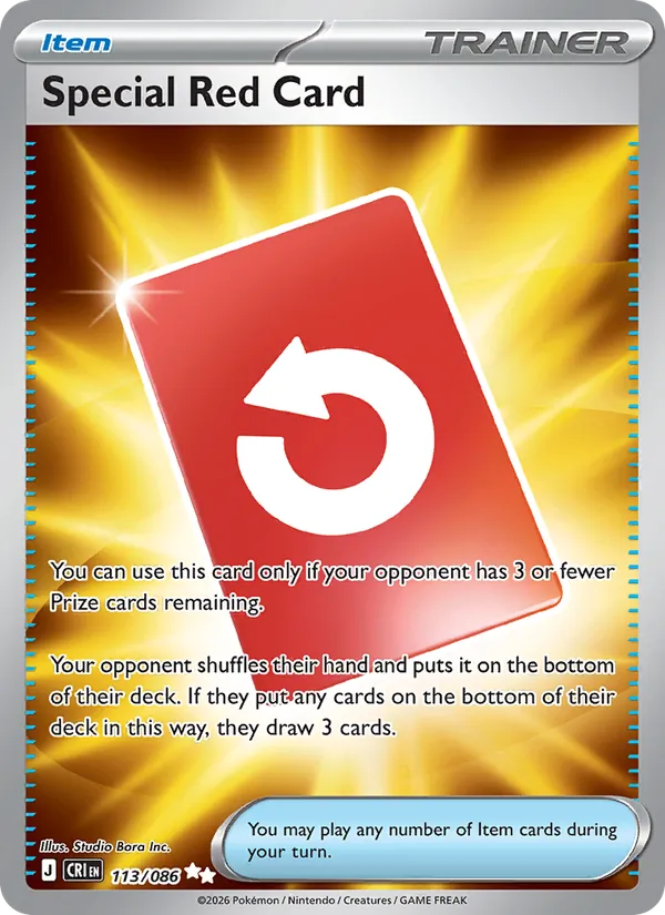 Special Red Card (Chaos Rising #113/86)
