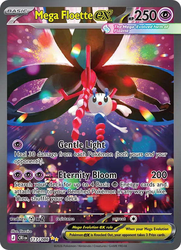Mega Floette ex (Chaos Rising #117/86)