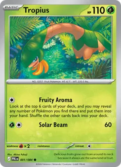 Tropius (Pitch Black #001/84)