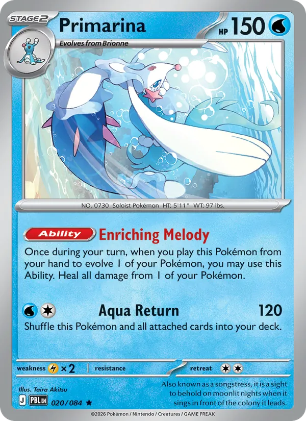 Primarina (Pitch Black #020/84)