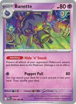 Banette (Pitch Black #034/84)
