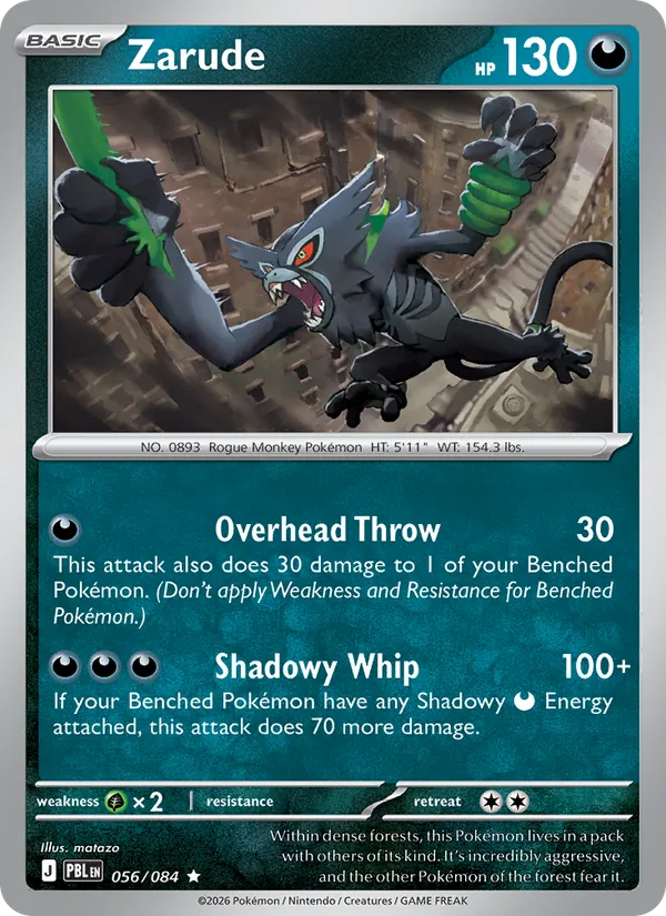 Zarude (Pitch Black #056/84)
