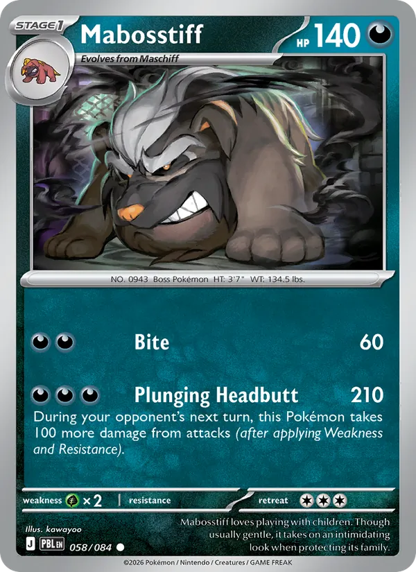 Mabosstiff (Pitch Black #058/84)