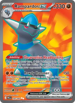 Rampardos ex (Pitch Black #100/84)