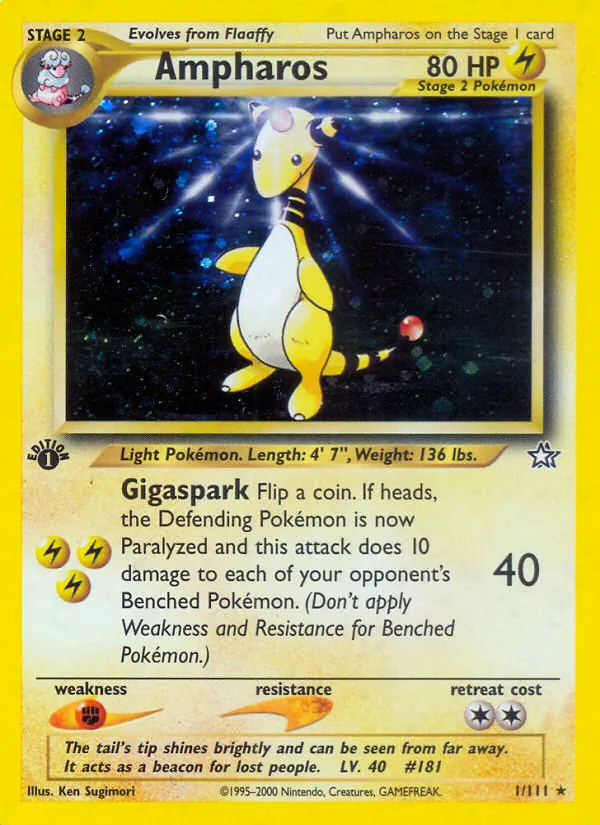 Ampharos (Neo Genesis #1/111)